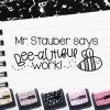 imageExcelMark Personalized Teacher Stamps for Classroom  Custom Stamps for Grading  Puns of Praise with 12 Stylish Mount Patterns Pink Mount Youre One Smart CookieBlack Mount