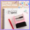 imageExcelMark Personalized Teacher Stamps for Classroom  Custom Stamps for Grading  Puns of Praise with 12 Stylish Mount Patterns Pink Mount Youre One Smart CookiePink Mount
