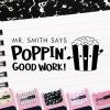 imageExcelMark Personalized Teacher Stamps for Classroom  Custom Stamps for Grading  Puns of Praise with 12 Stylish Mount Patterns Pink Mount Youre One Smart CookiePink Mount