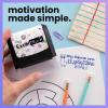 imageExcelMark Personalized Teacher Stamps for Classroom  Custom Stamps for Grading  Puns of Praise with 12 Stylish Mount Patterns Pink Mount Youre One Smart CookieBlack Mount