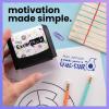 imageExcelMark Personalized Teacher Stamps for Classroom  Custom Stamps for Grading  Puns of Praise with 12 Stylish Mount Patterns Pink Mount Youre One Smart CookieBlack Mount
