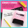 imageExcelMark Personalized Teacher Stamps for Classroom  Custom Stamps for Grading  Puns of Praise with 12 Stylish Mount Patterns Pink Mount Youre One Smart CookiePink Mount