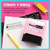 imageExcelMark Personalized Teacher Stamps for Classroom  Custom Stamps for Grading  Puns of Praise with 12 Stylish Mount Patterns Pink Mount Youre One Smart CookiePink Mount