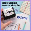 imageExcelMark Personalized Teacher Stamps for Classroom  Custom Stamps for Grading  Puns of Praise with 12 Stylish Mount Patterns Pink Mount Youre One Smart CookieBlack Mount