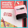 imageExcelMark Personalized Teacher Stamps for Classroom  Custom Stamps for Grading  Puns of Praise with 12 Stylish Mount Patterns Pink Mount Youre One Smart CookiePink Mount