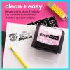imageExcelMark Personalized Teacher Stamps for Classroom  Custom Stamps for Grading  Puns of Praise with 12 Stylish Mount Patterns Pink Mount Youre One Smart CookieBlack Mount
