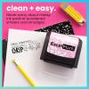 imageExcelMark Personalized Teacher Stamps for Classroom  Custom Stamps for Grading  Puns of Praise with 12 Stylish Mount Patterns Pink Mount Youre One Smart CookieBlack Mount