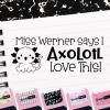 imageExcelMark Personalized Teacher Stamps for Classroom  Custom Stamps for Grading  Puns of Praise with 12 Stylish Mount Patterns Pink Mount Youre One Smart CookiePink Mount