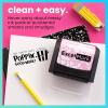 imageExcelMark Personalized Teacher Stamps for Classroom  Custom Stamps for Grading  Puns of Praise with 12 Stylish Mount Patterns Pink Mount Youre One Smart CookieBlack Mount