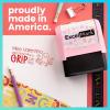 imageExcelMark Personalized Teacher Stamps for Classroom  Custom Stamps for Grading  Puns of Praise with 12 Stylish Mount Patterns Pink Mount Youre One Smart CookiePink Mount