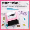 imageExcelMark Personalized Teacher Stamps for Classroom  Custom Stamps for Grading  Puns of Praise with 12 Stylish Mount Patterns Pink Mount Youre One Smart CookiePink Mount
