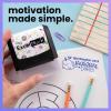 imageExcelMark Personalized Teacher Stamps for Classroom  Custom Stamps for Grading  Puns of Praise with 12 Stylish Mount Patterns Pink Mount Youre One Smart CookieBlack Mount