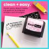 imageExcelMark Personalized Teacher Stamps for Classroom  Custom Stamps for Grading  Puns of Praise with 12 Stylish Mount Patterns Pink Mount Youre One Smart CookieBlack Mount
