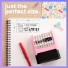 imageExcelMark Personalized Teacher Stamps for Classroom  Custom Stamps for Grading  Puns of Praise with 12 Stylish Mount Patterns Pink Mount Youre One Smart CookiePink Mount