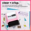 imageExcelMark Personalized Teacher Stamps for Classroom  Custom Stamps for Grading  Puns of Praise with 12 Stylish Mount Patterns Pink Mount Youre One Smart CookiePink Mount