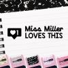 imageExcelMark Personalized Teacher Stamps for Classroom  Custom Stamps for Grading  Puns of Praise with 12 Stylish Mount Patterns Pink Mount Youre One Smart CookiePink Mount