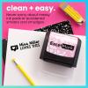 imageExcelMark Personalized Teacher Stamps for Classroom  Custom Stamps for Grading  Puns of Praise with 12 Stylish Mount Patterns Pink Mount Youre One Smart CookieBlack Mount