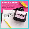 imageExcelMark Personalized Teacher Stamps for Classroom  Custom Stamps for Grading  Puns of Praise with 12 Stylish Mount Patterns Pink Mount Youre One Smart CookieBlack Mount