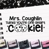 imageExcelMark Personalized Teacher Stamps for Classroom  Custom Stamps for Grading  Puns of Praise with 12 Stylish Mount Patterns Pink Mount Youre One Smart CookieBlack Mount