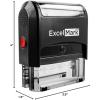 imageExcelMark Rectangular Completed Teacher Stamp Self Inking  Black Ink A2359