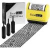 imageExcelMark Rolling Identity Theft Guard Stamp Roller Stamp Refill Ink and SelfInking Stamp15 inches Pack of 2