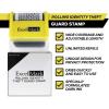 imageExcelMark Rolling Identity Theft Guard Stamp Roller Stamp Refill Ink and SelfInking Stamp15 inches Pack of 2