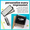 imageExcelMark SelfInking DIY Custom Rubber Stamp Kit  Personalized Stamper for Business or Home  Address Stamp Message Stamp and More BlackBlack Mount