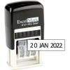 imageExcelMark SelfInking Date Stamp  Military StyleEuro Style  S121 Black InkBlack Ink