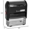 imageExcelMark SelfInking Rubber Stamp  Return to Sender Not at This Address  Red Ink MediumLarge