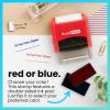 imageExcelMark SelfInking Rubber Teacher Grading Stamp  BUEN TrabajoFIRME Y REGRESE