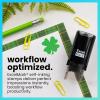 imageExcelMark St Patricks Day Rubber Stamp  Clover Stamp  Green Ink