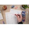 imageExcelMark Teacher Stamp Set  Motivation School Classroom Homework Grading  Refill Ink Included 7 Stamps Plus Red and Blue Ink Bottle  Storage Tray Included