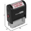 imageExcelMark for Deposit ONLY Self Inking Rubber Stamp  Red InkPLEASE SIGN AND RETURN