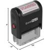imageExcelMark for Deposit ONLY Self Inking Rubber Stamp  Red InkSCANNED