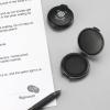 imageFingerprint Ink Pad Pack of 2  Thumbprint Ink Pad for Notary Supplies Identification Security ID Fingerprint Cards Law Enforcement Fingerprint kit Black Ink pad Stamp pad huella dactilar