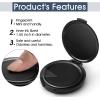 imageFingerprint Ink Pad Pack of 2  Thumbprint Ink Pad for Notary Supplies Identification Security ID Fingerprint Cards Law Enforcement Fingerprint kit Black Ink pad Stamp pad huella dactilar