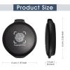 imageFingerprint Ink Pad Pack of 2  Thumbprint Ink Pad for Notary Supplies Identification Security ID Fingerprint Cards Law Enforcement Fingerprint kit Black Ink pad Stamp pad huella dactilar