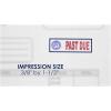 imageMasterMark Premium 2Color PreInked Office Stamp CompletedPast Due