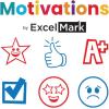 imageMotivations PreInked Teacher Stamp Cube Teacher Set 2
