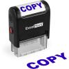 imageExcelMark Copy  SelfInking Rubber Stamp  A1539 Blue InkCOPY