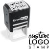 imageExcelMark Custom Logo Stamp  Personalized SelfInking Stamp  Upload Your Own Image MediumSquareRound