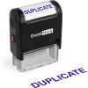 imageExcelMark Duplicate Self Inking Rubber Stamp  Blue Ink A1539