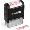 imageExcelMark FAXED Self Inking Rubber Stamp  Red InkCOPY
