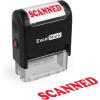imageExcelMark FAXED Self Inking Rubber Stamp  Red InkSCANNED