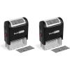 imageExcelMark Identity Theft Protection Stamp  Standard Size 78quot X 2516quotID Theft Stamp Pack of 2