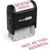 imageExcelMark NOT at This Address Self Inking Rubber Stamp  Red Ink A1539