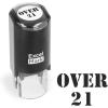 imageExcelMark Over 21 Hand Stamp  Black Ink