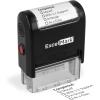 imageExcelMark Rectangular Completed Teacher Stamp Self Inking  Black Ink A2359