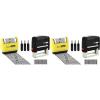 imageExcelMark Rolling Identity Theft Guard Stamp Roller Stamp Refill Ink and SelfInking Stamp15 inches Pack of 2