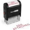 imageExcelMark See Attached Self Inking Rubber Stamp  Red Ink A1539